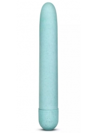 Голубой биоразлагаемый вибратор Eco - 17,8 см. - Blush Novelties