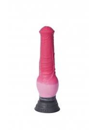 Розовый фаллоимитатор  Пони  - 24,5 см. - Erasexa - купить с доставкой в Москве