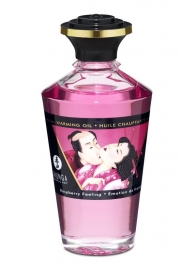 Массажное интимное масло с ароматом малины - 100 мл. - Shunga - купить с доставкой #SOTBIT_REGIONS_UF_V_REGION_NAME#