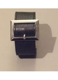 Чёрный браслет с квадратной пряжкой - Подиум - купить с доставкой в Москве