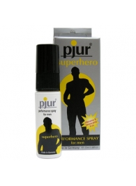 Пролонгирующий мужской спрей pjur SUPERHERO spray - 20 мл. - Pjur - купить с доставкой #SOTBIT_REGIONS_UF_V_REGION_NAME#