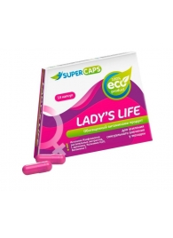 Возбуждающие капсулы Ladys Life - 14 капсул (0,35 гр.) - Biological Technology Co. - купить с доставкой в Москве