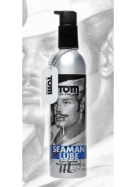 Лубрикант с запахом спермы Tom of Finland Seaman - 236 мл. - XR Brands - купить с доставкой в Москве