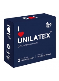 Ультрапрочные презервативы Unilatex Extra Strong - 3 шт. - Unilatex - купить с доставкой в Москве