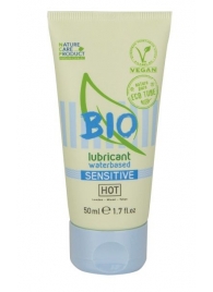 Органический лубрикант для чувствительной кожи Bio Sensitive - 50 мл. - HOT - купить с доставкой в Москве