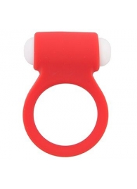 Красное эрекционное виброкольцо LIT-UP SILICONE STIMU RING 3 RED - Dream Toys - в Москве купить с доставкой
