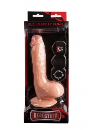 Реалистичный фаллоимитатор REALSTUFF DUO DENSITY DONG 8INCH - 20,5 см. - Dream Toys