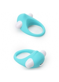 Голубое эрекционное кольцо LIT-UP SILICONE STIMU RING 6 - Dream Toys - в Москве купить с доставкой