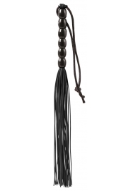 Чёрная мини-плеть из резины Rubber Mini Whip - 22 см. - Blush Novelties - купить с доставкой #SOTBIT_REGIONS_UF_V_REGION_NAME#