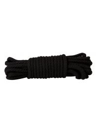 Чёрная хлопковая веревка для связывания Bondage Rope 33 Feet - 10 м. - Blush Novelties - купить с доставкой #SOTBIT_REGIONS_UF_V_REGION_NAME#