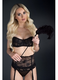 Стек с большим чёрным пером Large Feather Tickler - 65 см. - Blush Novelties - купить с доставкой #SOTBIT_REGIONS_UF_V_REGION_NAME#