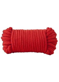 Красная хлопковая верёвка Bondage Rope 33 Feet - 10 м. - Blush Novelties - купить с доставкой #SOTBIT_REGIONS_UF_V_REGION_NAME#