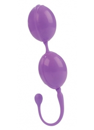 Фиолетовые каплевидные вагинальные шарики L amour Premium Weighted Pleasure System - California Exotic Novelties