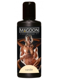 Массажное масло Magoon Vanille с ароматом ванили - 100 мл. - Orion - купить с доставкой в Москве