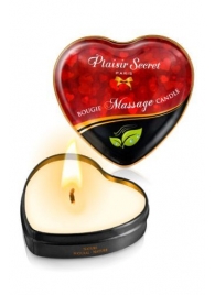 Массажная свеча с нейтральным ароматом Bougie Massage Candle - 35 мл. - Plaisir Secret - купить с доставкой #SOTBIT_REGIONS_UF_V_REGION_NAME#