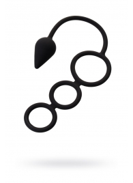 Тройное эрекционное кольцо с анальным хвостом Drop S-size - Erotist - в Москве купить с доставкой