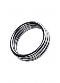 Металлическое эрекционное кольцо с рёбрышками размера L - ToyFa - #SOTBIT_REGIONS_UF_V_REGION_NAME# купить с доставкой