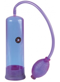 Фиолетовая вакуумная помпа E-Z Pump - California Exotic Novelties - #SOTBIT_REGIONS_UF_V_REGION_NAME# купить с доставкой
