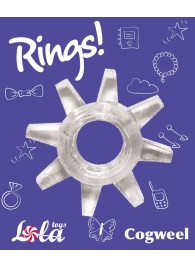 Прозрачное эрекционное кольцо Rings Cogweel - Lola Games - в Москве купить с доставкой