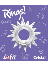 Прозрачное эрекционное кольцо Rings Cristal - Lola Games - в Москве купить с доставкой