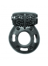 Черное эрекционное кольцо с вибрацией Rings Axle-pin - Lola Games - в Москве купить с доставкой