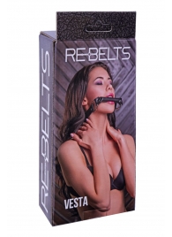 Кляп-трензель Vesta с металлическими кольцами - Rebelts - купить с доставкой в Москве