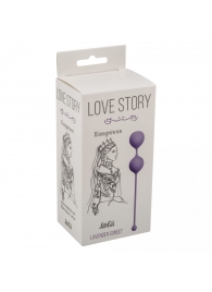 Фиолетовые вагинальные шарики Love Story Empress Lavender Sunset - Lola Games