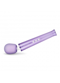 Фиолетовый жезловый мини-вибратор Le Wand c 6 режимами вибрации - Le Wand