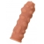 Телесная реалистичная насадка KOKOS Extreme Sleeve 11 с дополнительной стимуляцией - 12,7 см. - KOKOS - в Москве купить с доставкой