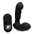 Черный стимулятор простаты Alpha-Pro 7X P-Milker Silicone Prostate Stimulator with Milking Bead - XR Brands - в Москве купить с доставкой