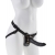 Чёрный с золотом женский страпон Designer Strap-On - Pipedream - купить с доставкой в Москве