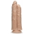 Телесный сдвоенный фаллоимитатор Double Trouble Double Shaft Dildo - 24 см. - Blush Novelties