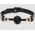 Черный кляп-шар Bound to You Faux Leather Ball Gag - Fifty Shades of Grey - купить с доставкой в Москве