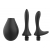Черный анальный душ Nexus Anal Douche Set с 2 сменными насадками - Nexus Range - купить с доставкой в Москве