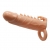 Телесная удлиняющая насадка Penis Sleeve Emmitt - 17 см. - Baile - в Москве купить с доставкой