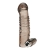 Дымчатая насадка на пенис с вибрацией  Vibrating Penis Enhancing Sleeve Extension - 13,3 см. - BlueLine - #SOTBIT_REGIONS_UF_V_REGION_NAME# купить с доставкой