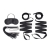 Эротический набор 4PC Bondage Bed Strap   Flogger Kit - Lux Fetish - купить с доставкой в Москве