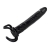 Чёрная насадка-фаллос для двойного проникновения INFLATABLE DILDO SLIM DONG  - 13,5 см. - Toyz4lovers - в Москве купить с доставкой