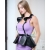 Черная кожаная портупея plus size с баской - БДСМ Арсенал - купить с доставкой #SOTBIT_REGIONS_UF_V_REGION_NAME#