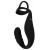 Черное эрекционное кольцо со стимуляцией промежности и анальной пробкой Cock Ring with RC Prostate Plug - Orion - в Москве купить с доставкой
