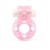 Розовое эрекционное виброкольцо в форме мишки - 1137 - в Москве купить с доставкой