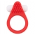 Красное эрекционное кольцо LIT-UP SILICONE STIMU RING 1 RED - Dream Toys - в Москве купить с доставкой