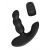 Черный силиконовый стимулятор простаты Levett Nitoc с пультом ДУ - Levett - в Москве купить с доставкой