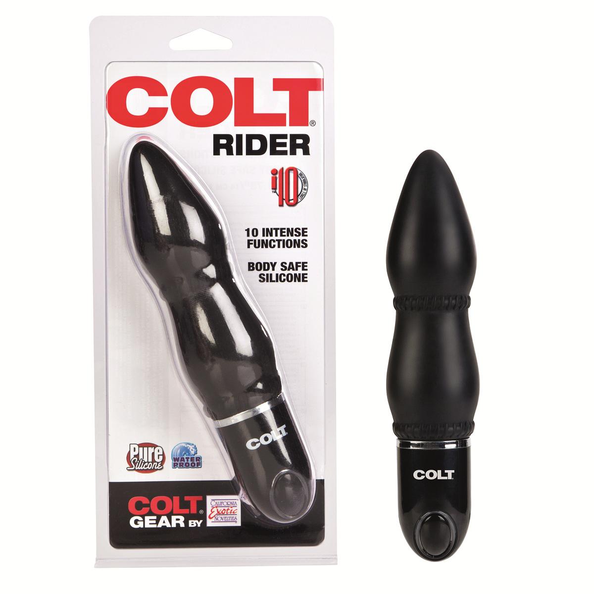 Чёрный анальный вибратор COLT RIDER - 14 см. - California Exotic Novelties ...