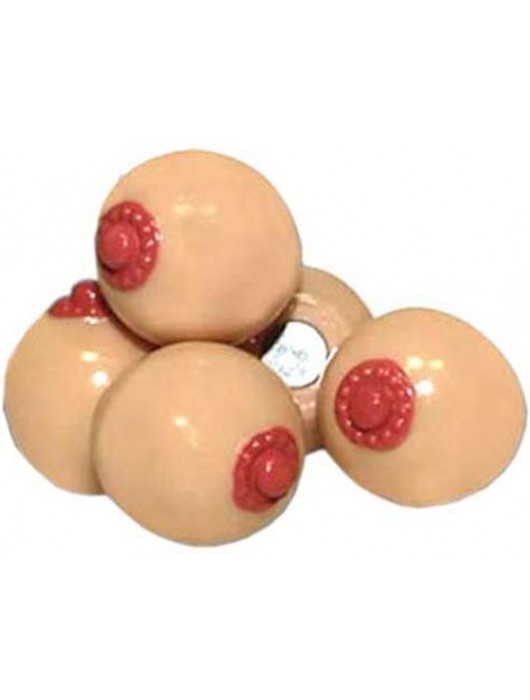 Магнитные держатели в форме груди - 5 шт. - Play Star - купить с доставкой в Москве