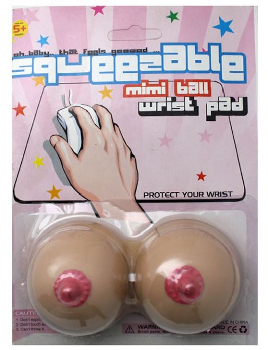 Подставка под руку для работы с мышкой в форме бюста - Play Star - купить с доставкой в Москве