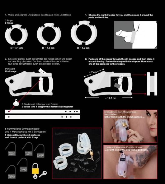 Набор для мужского пояса верности Cock Cage Set - Orion - купить с доставкой в Москве