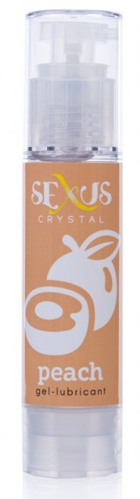 Увлажняющая смазка с ароматом персика Crystal Peach - 60 мл. - Sexus - купить с доставкой в Москве