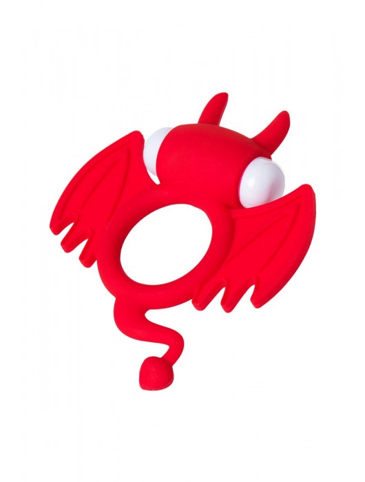 Красное эрекционное кольцо на пенис JOS COCKY DEVIL - JOS - в Москве купить с доставкой