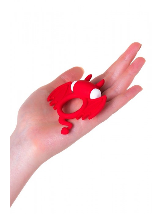 Красное эрекционное кольцо на пенис JOS COCKY DEVIL - JOS - в Москве купить с доставкой
